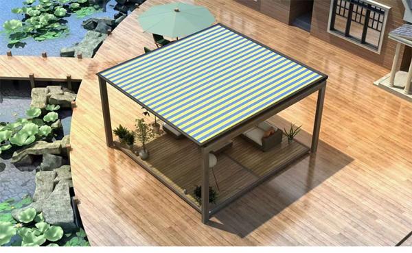 Aluminum Conservatory Sun Shade Canopy Cassette Waterproof Patio Awning