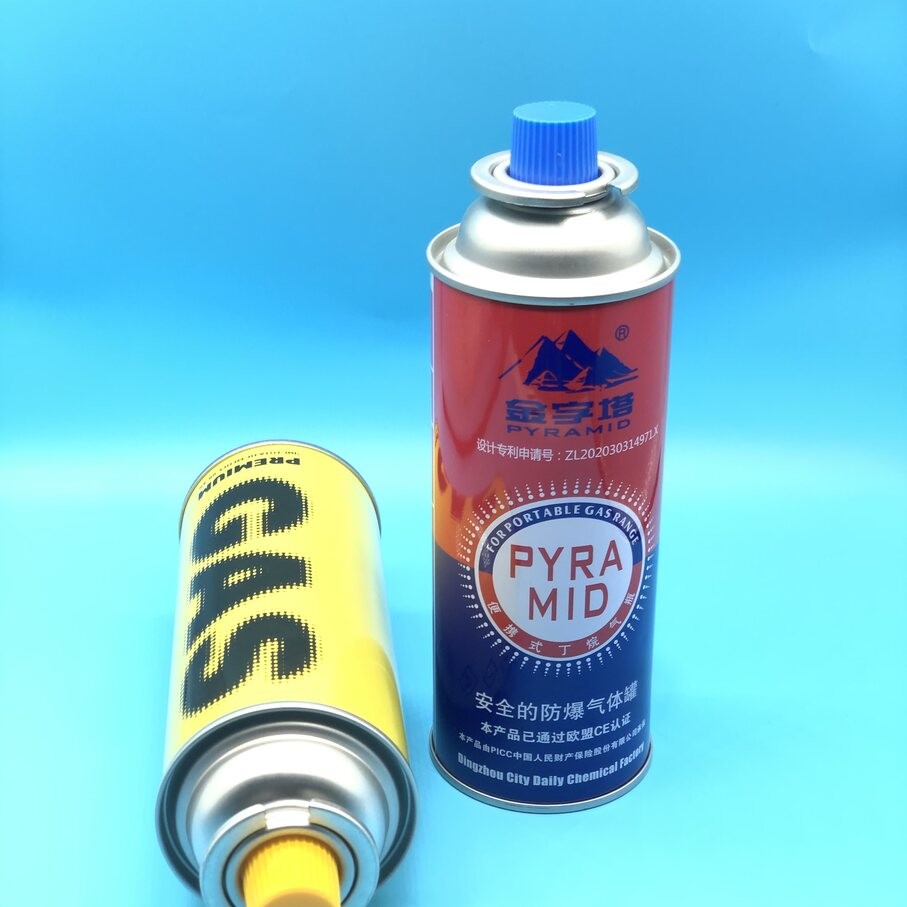 Safe and Efficient Butane Gas Tin Can for Heaters and Stoves | Leak-Proof Design