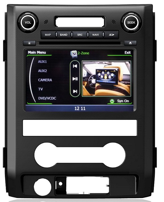 Ouchuangbo S100 Platform Car Radio GPS Stereo DVD Ford F150 2012-2013 SD free europe map
