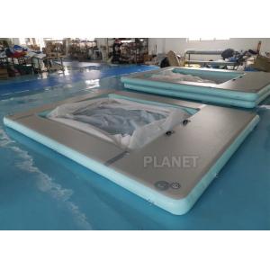 Anti Jellyfish Yacht Inflatable Floating Ocean Pool With Net