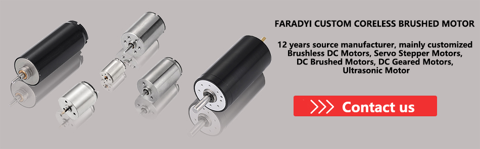 Faradyi 3V 6V 12V Coreless Motor Diameter 16mm 2mNm Brush Motor For Dentistry Industry