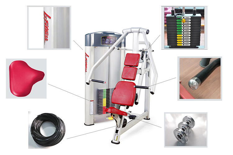Home Gym Life Fitness Strength Equipment , Seated Chest Press Machine