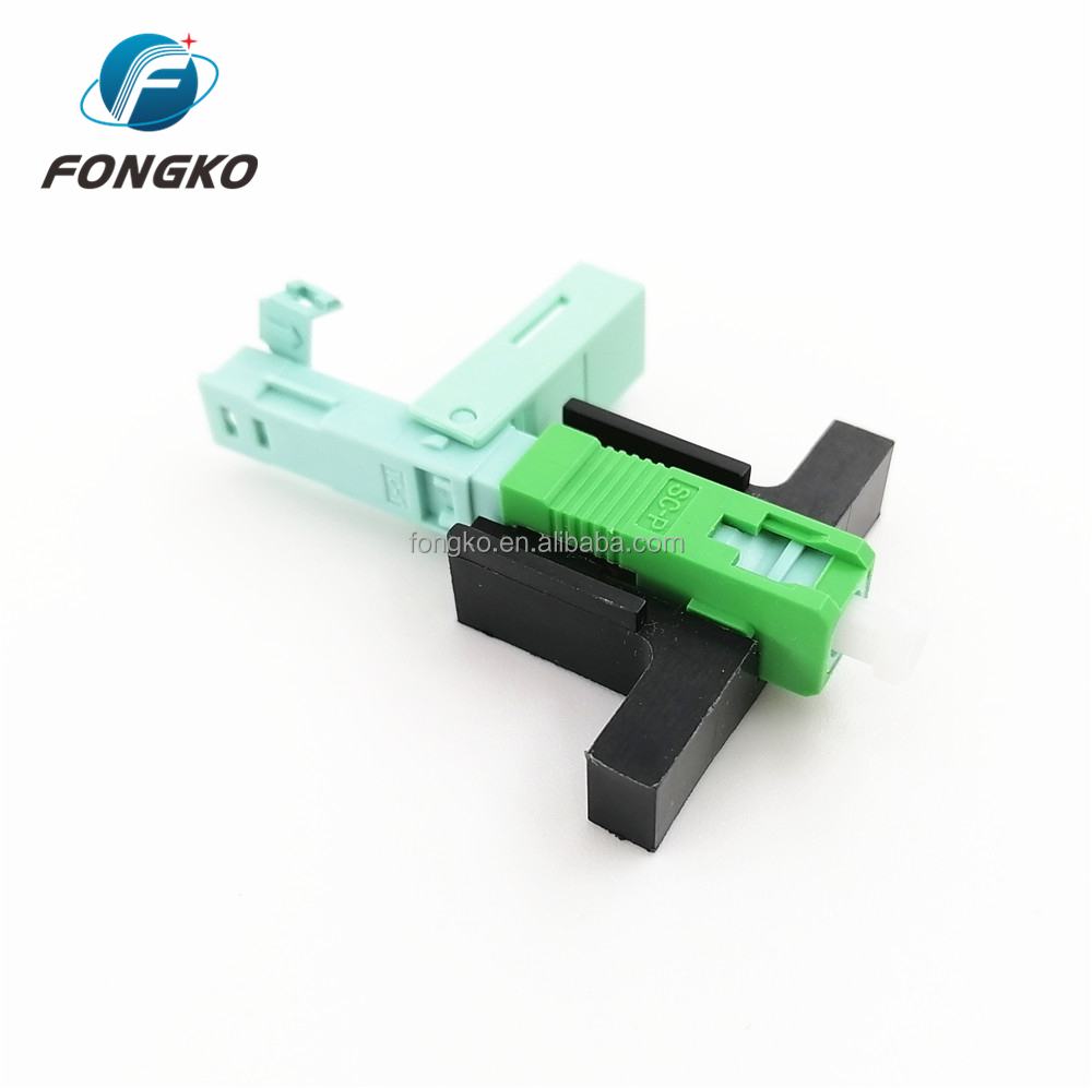 Waterproof APC Quick Assembly Connector Sc Fiber Ends