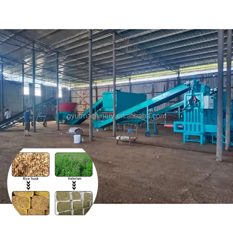 UT Automatic Capacity 80-120 Bales Baling Press Machine for Rice Husk and Hay Silage