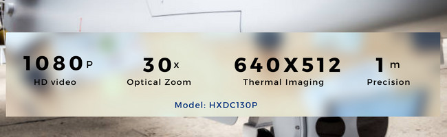 Lightweight UAV Drone Gimbal Camera PTZ With 1920×1080 Resolution Laser Range Finder HXDC130P