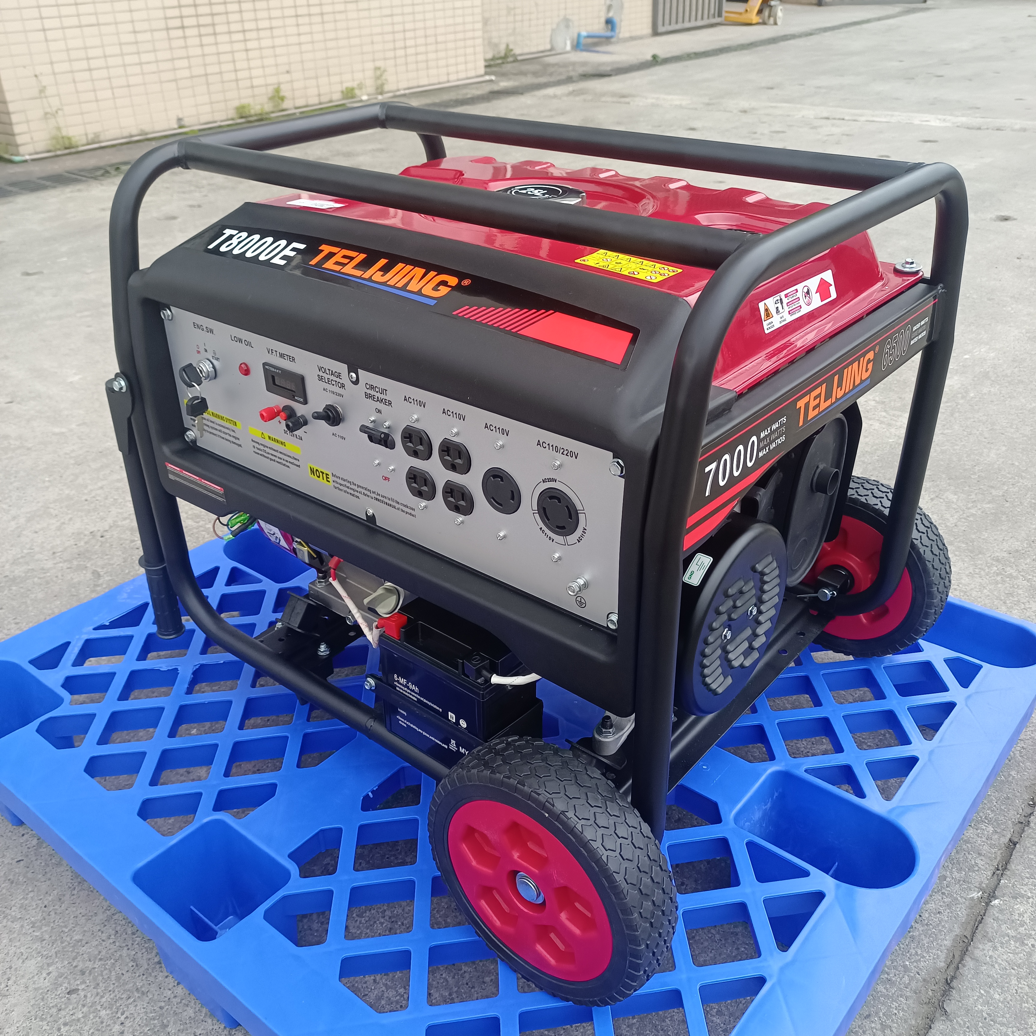 OEM 's Best Choice 6.5KW Gasoline Generator with Recoil Start and 230V Rated Voltage