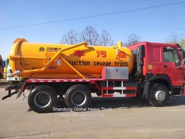 Dongfeng 6*4 High Condition 290HP Vacuum Sewage Suction Tanker Truck Sewage