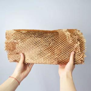 Express Envelope Kraft Paper Mailer Biodegradable Shockproof Honeycomb Kraft