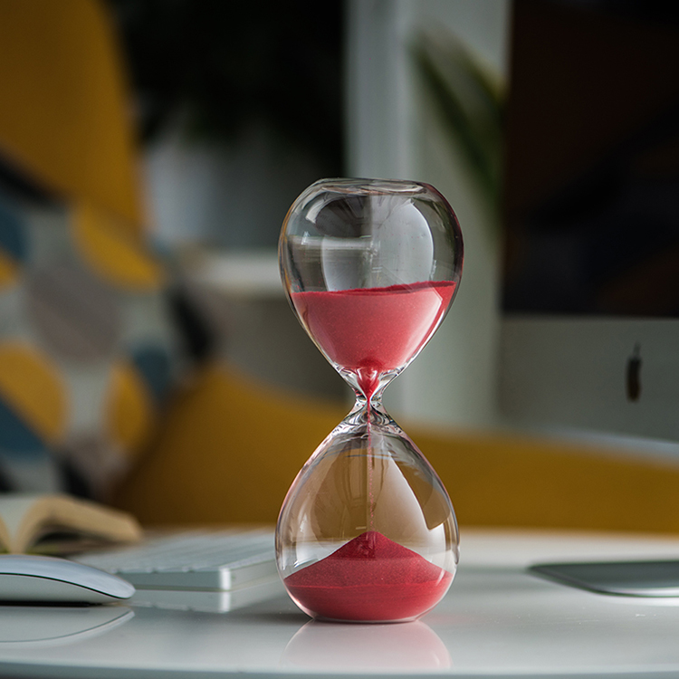Sand Glass Timer Hourglass Blown Time Sand Clock For House Decoration