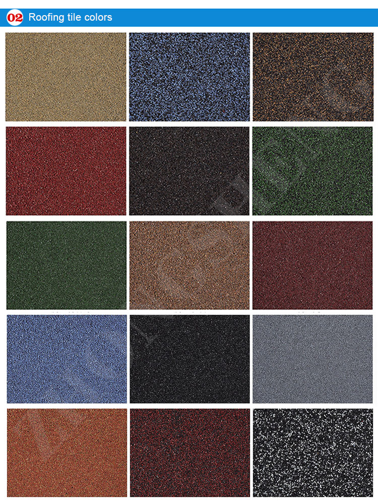 Metal Black and Gray Color Aluminum Zinc Steel Plate Coated Bond Type Roof Tiles for Industrial Design Style