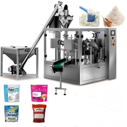 Quality Rotary Doypack Packaging Machine with Vacuum/Nitrogen Filling, Dust Removal System, and Residual Oxygen <0.5% for sale