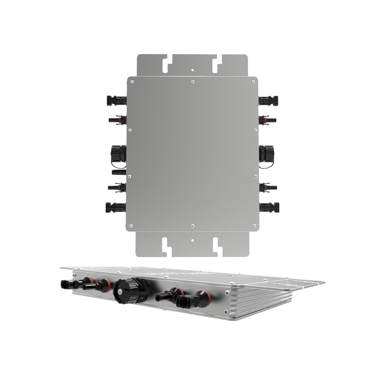 Balcony Power Grid Tie Micro Inverter IP65 Waterproof Wvc 1600 Aluminum Alloy