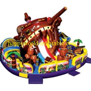 theme superman inflatable playground   , inflatable amusement park , inflatable obstacle