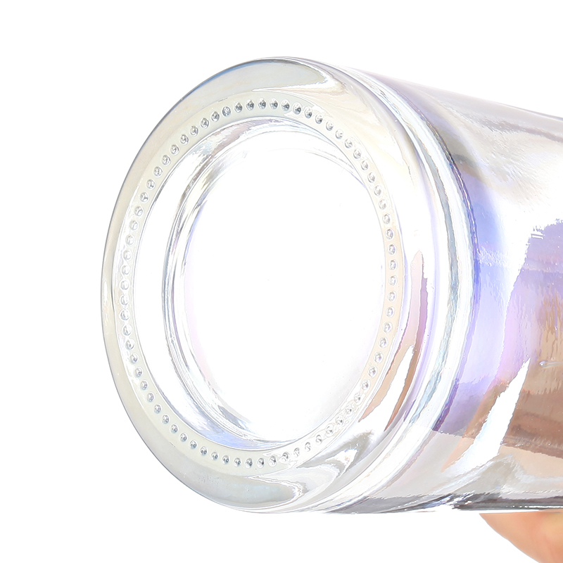 Colorful Glass Liquor Bottle with Customizable Sealing and Aluminum Plastic PP Collar