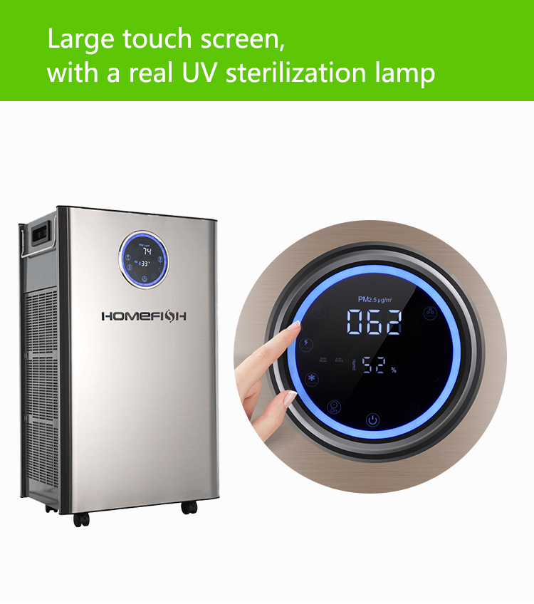 HOMEFISH Plasma Sterilizer Commercial Air Purifier UV Sterilization