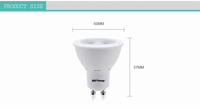 GU10 high bright 7W LED spot light wholesale