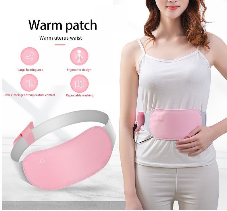 Relieve Menstrual Heating Pad Period Pain Device Warm Palace Belt for Women