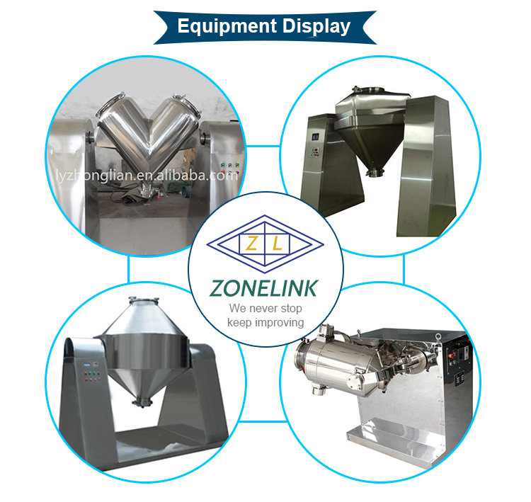 Vacuum Emulsifying Mixing Machine Cw3000 Series Double Cone Mixing Machine