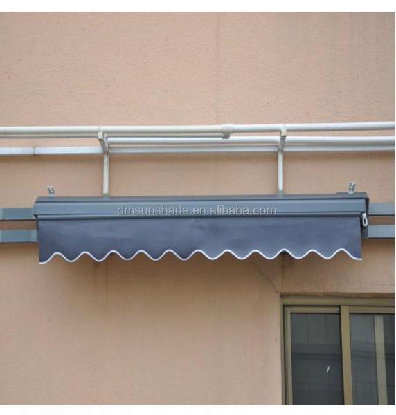 Heavy Duty Remote Control Outdoor Awnings Drop Arm Window Awning