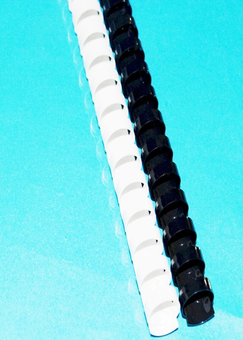 Roud / Oval Shape Binding Materials Pvc Plastic Comb 6mm To 50mm Pitch 12.7mm