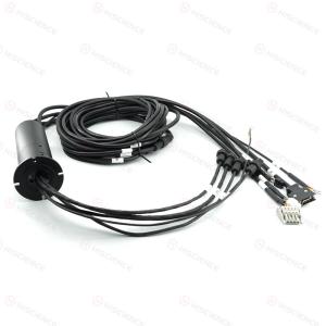 China 0-220VAC/VDC Hiscience slip ring 0-250rpm hydraulic rotary joint for Food Processing Equipment on sale