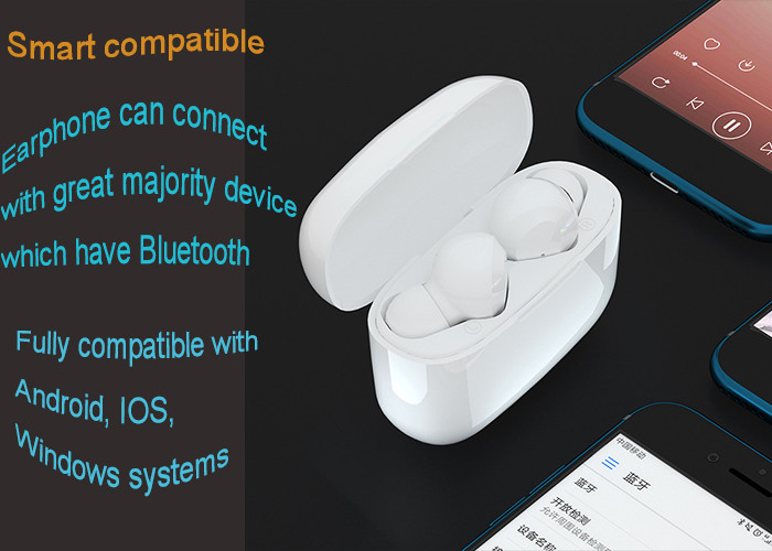 10M Operating Handsfree Bluetooth Earphone 2H Charging Noise Cancelling Sport Earbuds