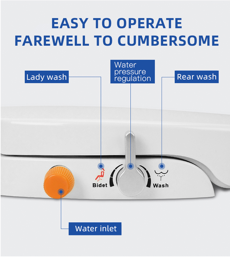 Household U Type Replacement Smart Toilet Seat Cover Instant Heating Easy Operation