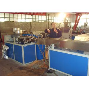  Drinking Straw Plastic Pipe Making Machine Single screw With 38CrMoAlA Manufactures