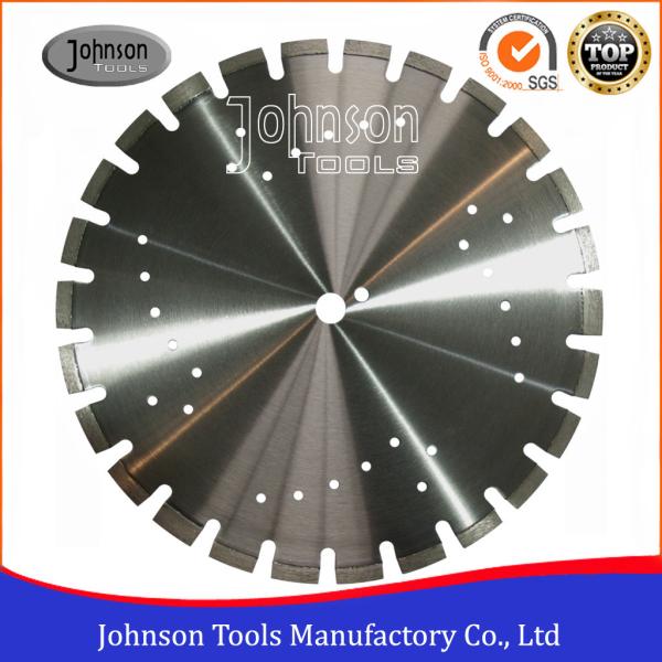 Standard 450mm Asphalt Cutting Blades Wide U Slots Laser Welded Diamond Saw
