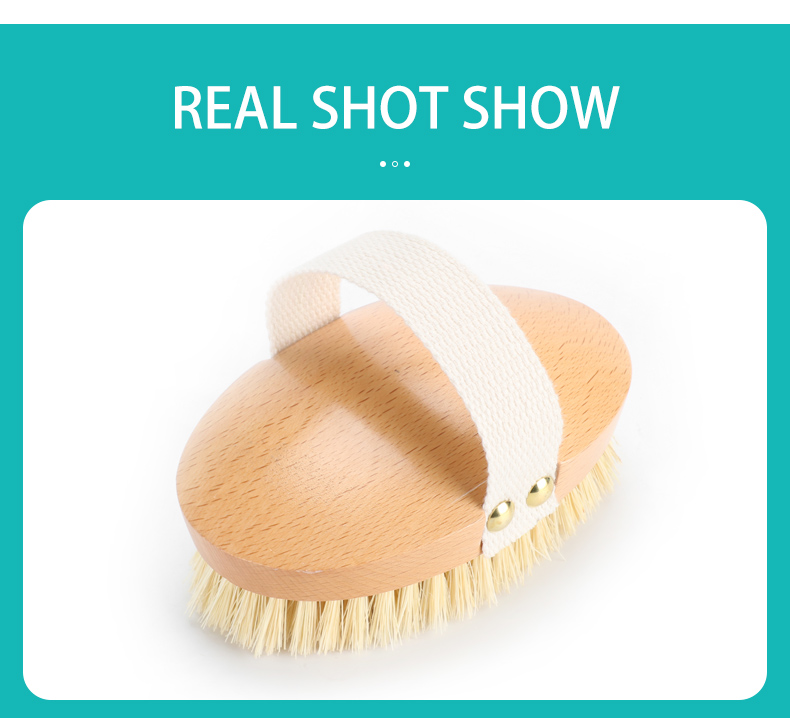 Vegan Exfoliator Dry Body Brush For Boay Back Cleansing Eco-friendly