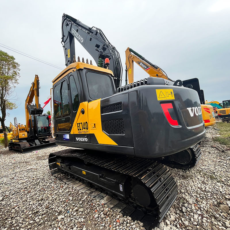 Mini Used Volvo EC140 Excavator 1.0m3 Bucket Capacity 250L Fuel Tank
