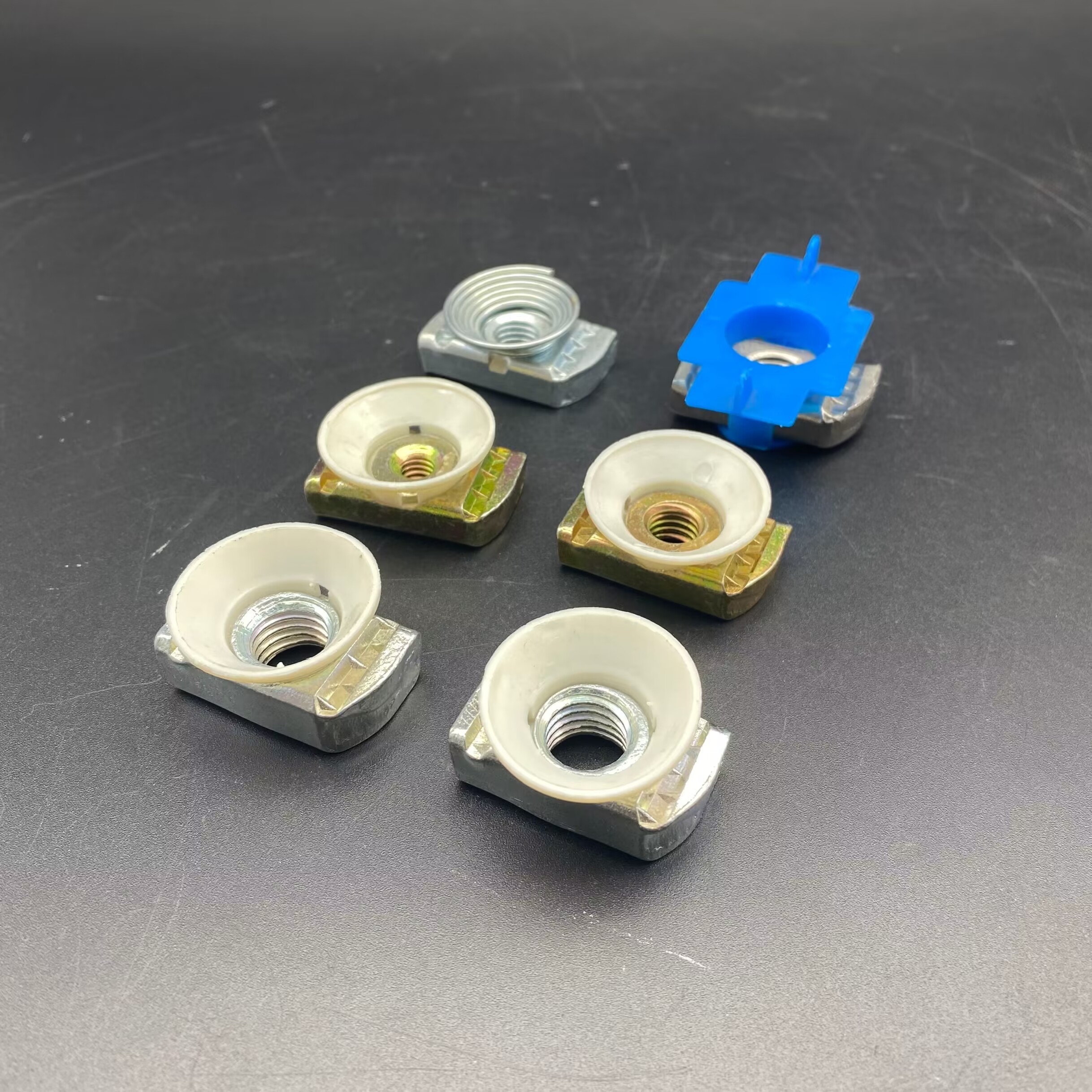 Manufacturer Metal Electrical White Black Unistrut Short Cone Nuts