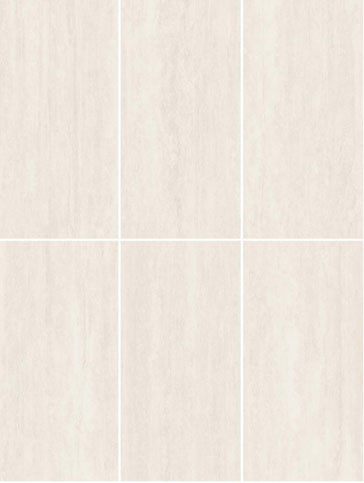 Beige Travertine 600x1200mm Matte Antique Finish External Curtain Wall Porcelain Tile For Park And Square