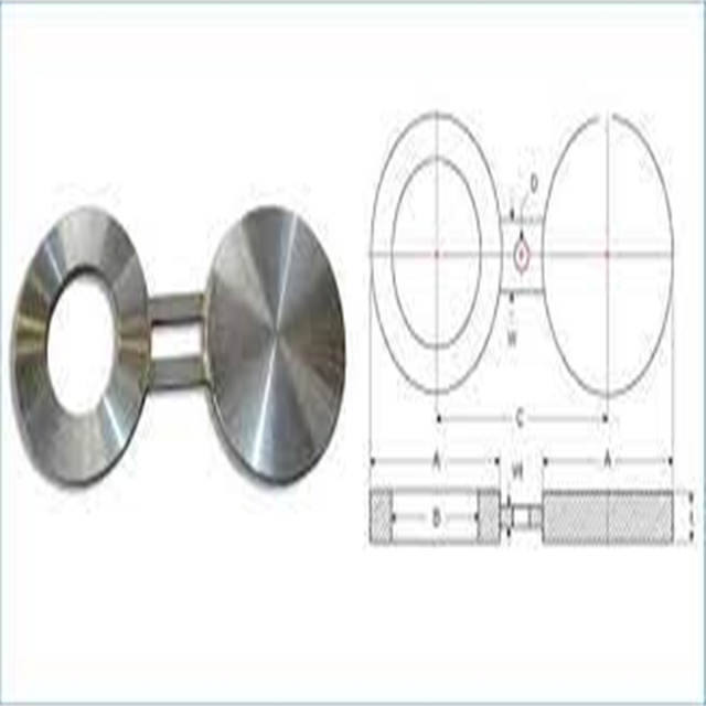 Super Austenitic Stainless A564 N08367 ANSI B16.5 Spec Flange Customized Size High Pressure 3000# 300# Spectacle Blind Flange