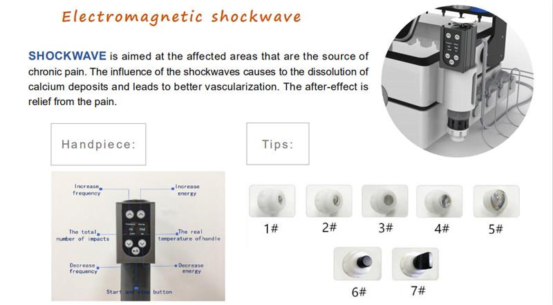 450KHz 3 In 1 EMS Shock Wave Tecar Therapy Machine