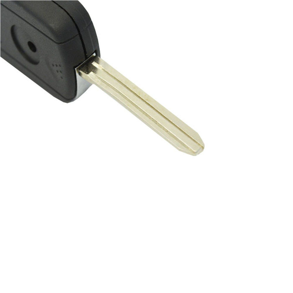 Car Remote Key Shell 3-Button Folding Remote Key Shell Toyota Key Case Replacement