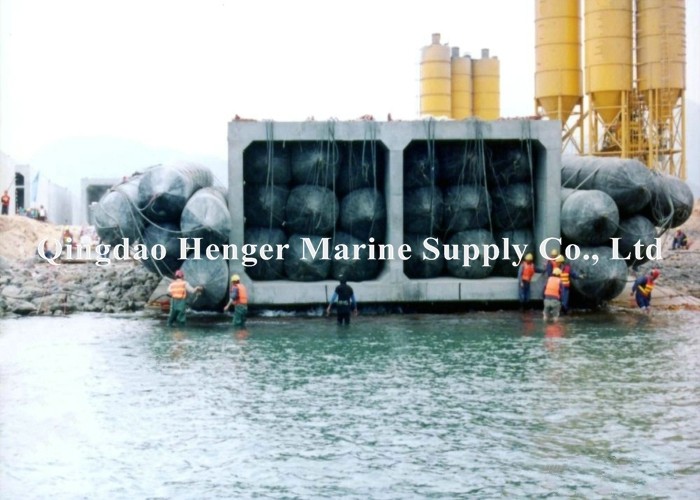 Heavy Lifting D0.5-4.5 Ship Launching Airbags Salvage Aid Airbags