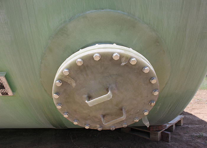 FRP Pipe Fittings Flanged Tank Connector GRP Elbow Tee Molded