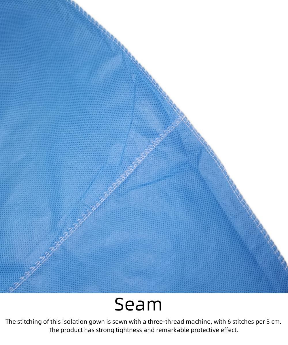 CE Approved Level1/2/3 OEM/ODM Nonwoven Disposable Isolation Gown Sterile Surgical Gown