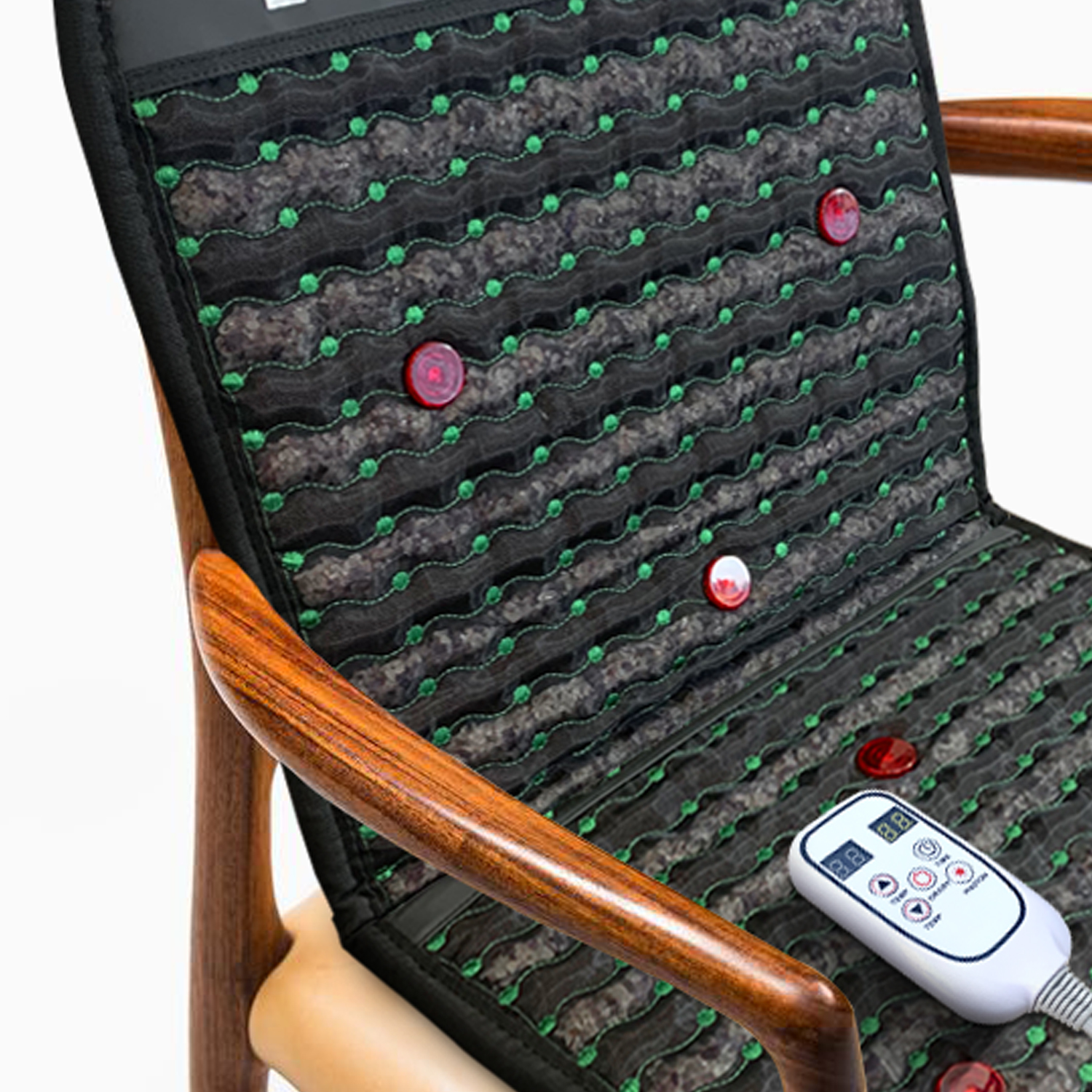 Adjustable Thermostat Far Infrared Heating Mat Jade Tourmaline Gemstone Thermal