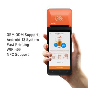 Front Camera 500 Million Pixels Desktop Android POS Terminal For Catering Retail