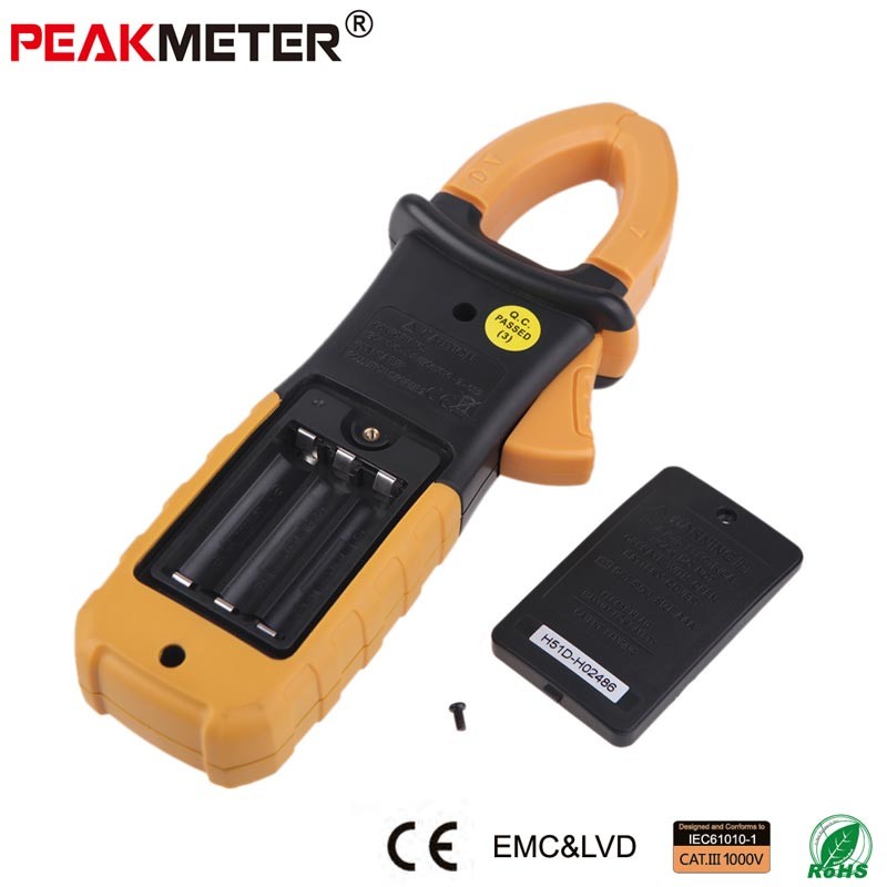 Digital Multimeter Capacitance Meter With Voltage Current And Transistor Measurement