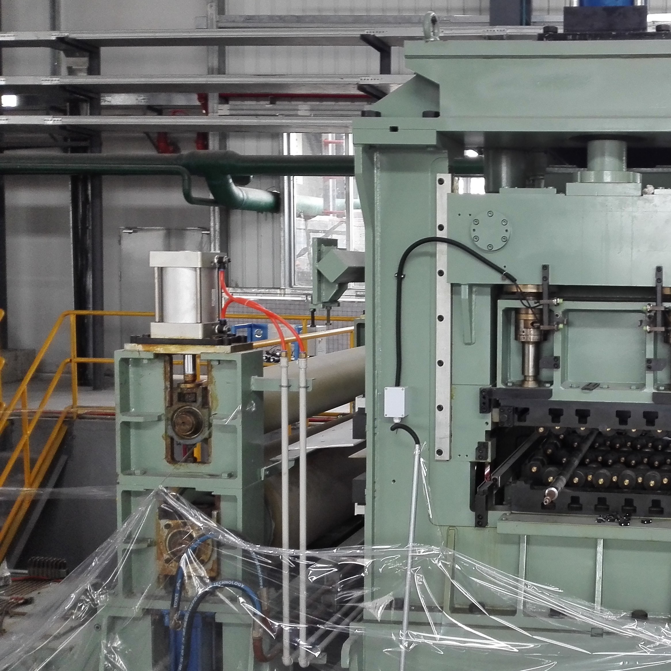 High Speed Aluminum Coil Coating Line With Loading Trolley Centering Machine