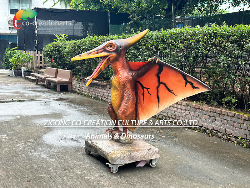 Animatronic Pterosaur Simulation Animatronic Dinosaur For Them Park Attraction