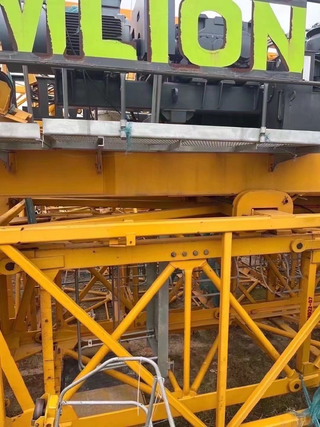 Zoomlion 8020-16 Used Tower Crane in Original Condition for Sale in 2021, 22