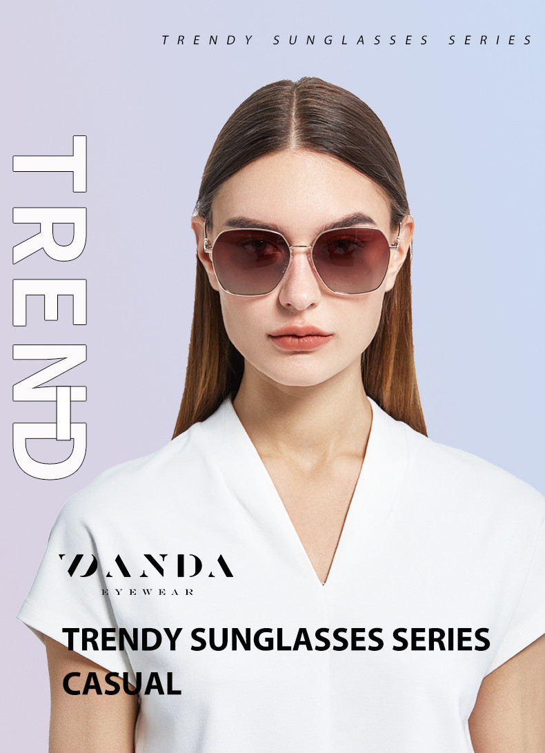 Oversized Metal Frame Sunglasses CE , Square Women'S Polarized Sunglasses