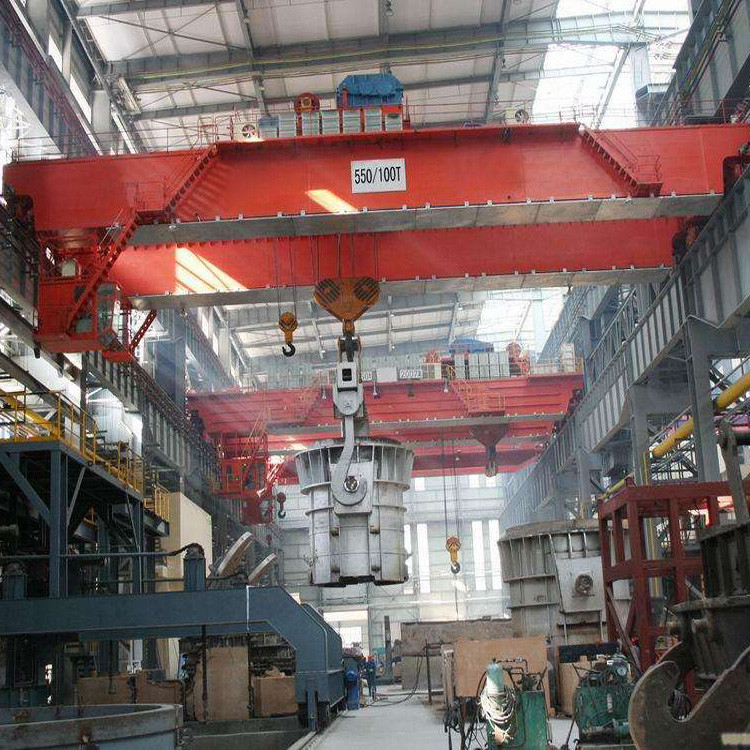 Qdy metallurgical casting crane, 50 ton ladle smelting truck, crane for steel casting plant, crane for lifting molten st