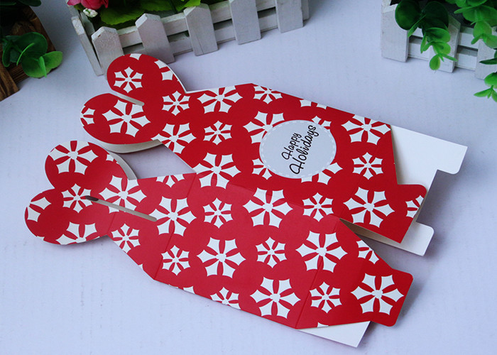 Especial Shape Printed Presentation Boxes , Apple Gift Box For Christmas Eve
