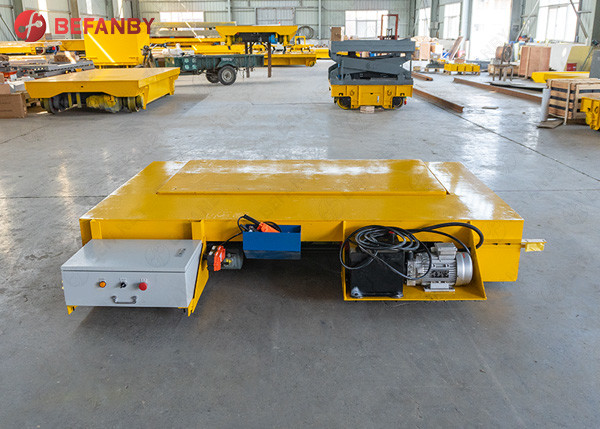 Four Wheels Electric Transfer Cart For Light Industry 1 - 300T Load Capacity