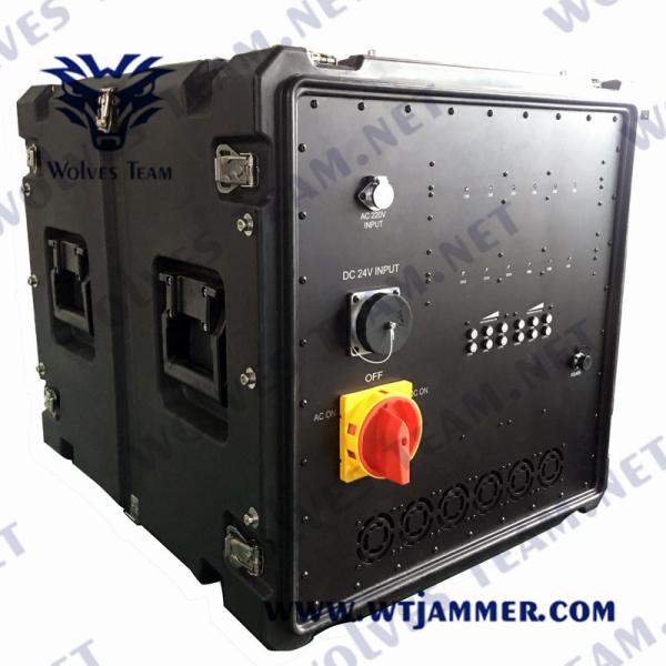 1400W 14bands DDS Multi-Band Cover 20-6000Mhz Vehicle IED Bomb Jammer-
